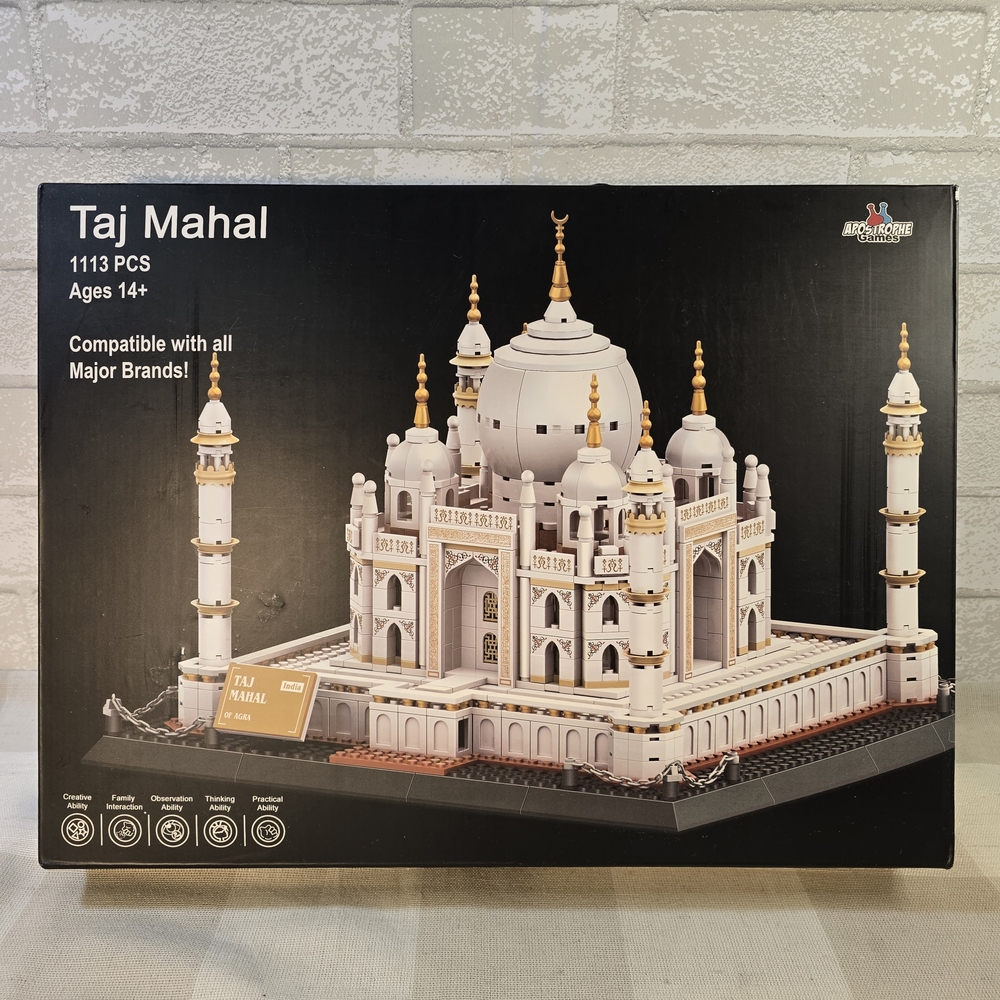 Apostrophe Taj Mahal Building Block Set ~ 1,113 Pieces ~ Major Brand Compatible